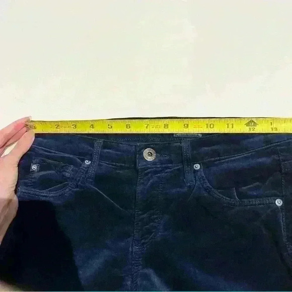 AG Adriano Goldschmied Pants Velour The Legging Womens 26” Waist - Picture 7 of 13
